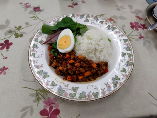 野菜たっぷりキーマカレーの写真
